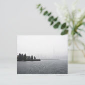 Toronto Hafen Skyline im Regen Postkarte (Stehend Vorderseite)