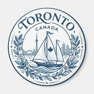 Toronto Harbour Kanada Magnet