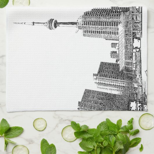 Toronto Harbourfront Centre Handtuchdesign Geschirrtuch (Gefaltet)