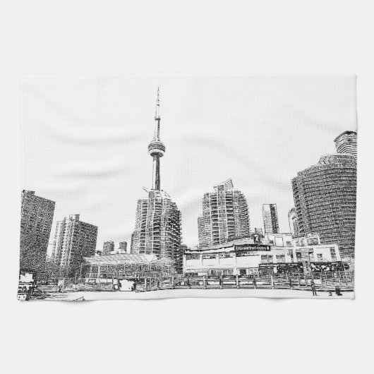 Toronto Harbourfront Centre Handtuchdesign Geschirrtuch (Horizontal)