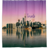 Toronto Hauptstadt Ontario Canada City Skyline Duschvorhang (Vorderseite)