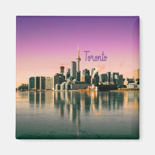 Toronto Hauptstadt Ontario Canada City Skyline Magnet (Vorne)