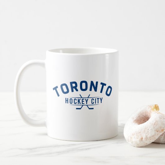 Toronto Hockey City Blue Logo Tasse (Mit Donut)