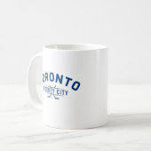 Toronto Hockey City Blue Logo Tasse (Vorderseite Links)