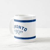 Toronto Hockey City Blue Stripes Tasse (Vorderseite Links)