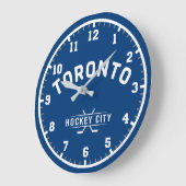 Toronto Hockey City Large Wall Clock Große Wanduhr (Winkel)