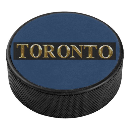 TORONTO HOCKEY PUCK (3/4)