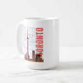 Toronto Iconic-Sehenswürdigkeiten Kaffeetasse (Vorderseite Links)