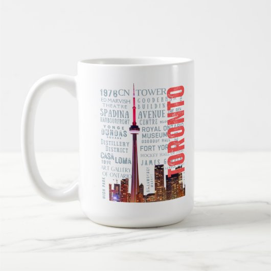 Toronto Iconic-Sehenswürdigkeiten Kaffeetasse (Links)