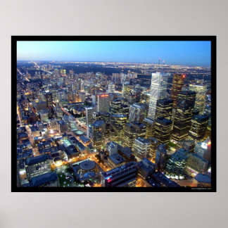 Toronto in Dusk Poster