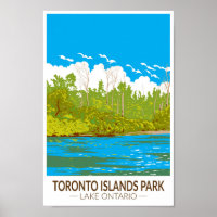 Toronto Islands Park Reisen Vintag