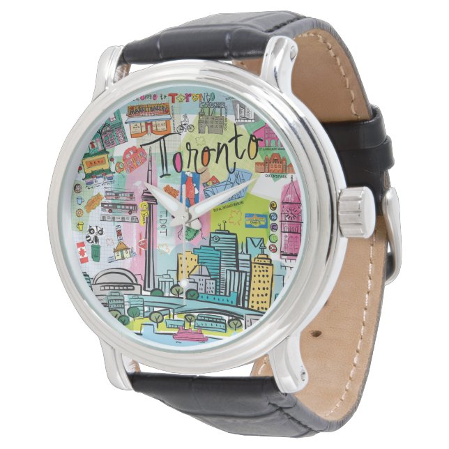 Toronto, Kanada Armbanduhr (Schrägansicht)