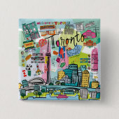 Toronto, Kanada Button (Vorderseite)
