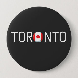 Toronto Kanada Flagge Button
