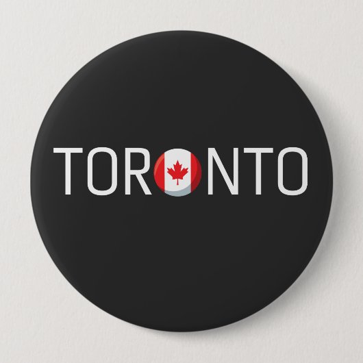 Toronto Kanada Flagge Button (Vorderseite)