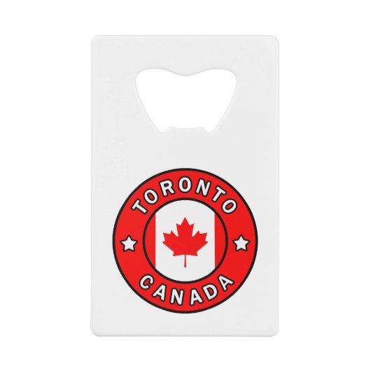 Toronto Kanada Geldkarten Flaschenöffner (Vorderseite)