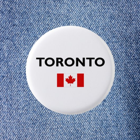 Toronto Kanada Kanadische Flagge Farbe Button