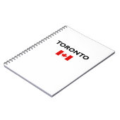 Toronto Kanada Kanadische Flagge Farbe Notizblock (Linke Seite)