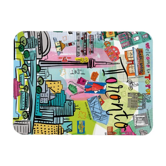 Toronto, Kanada Magnet (Horizontal)