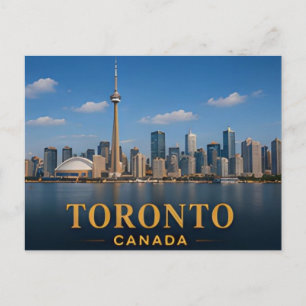 Toronto Kanada Moderne Skyline Reiseziel Postkarte