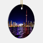 Toronto, Kanada Night Skyline Keramikornament (Rechts)