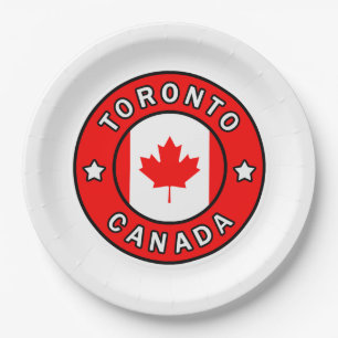 Toronto Kanada Pappteller