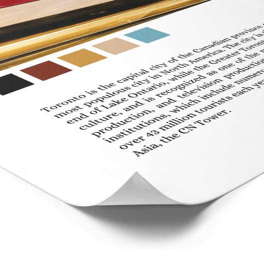 Toronto Kanada Poster (Ecke)