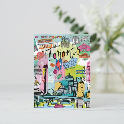 Toronto, Kanada Postkarte (Stehend Vorderseite)