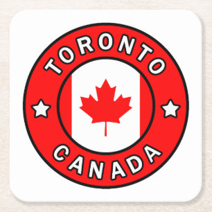 Toronto Kanada Rechteckiger Pappuntersetzer