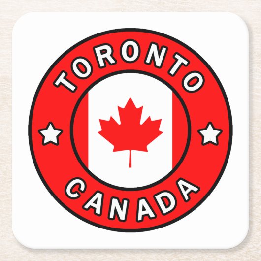 Toronto Kanada Rechteckiger Pappuntersetzer (Vorderseite)