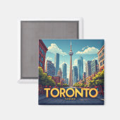 🍁 Toronto Kanada Reise Erinnerung Magnet (Vorderseite/Rückseite)