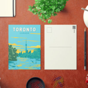 Toronto Kanada Reise Kunst Vintage Postkarte