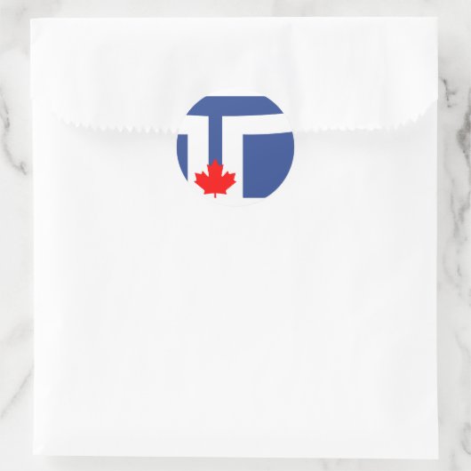 Toronto, Kanada Runder Aufkleber (Tasche)
