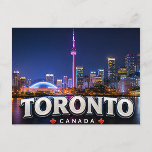 Toronto Kanada Seeblick Skyline Urbane Erkundung Postkarte