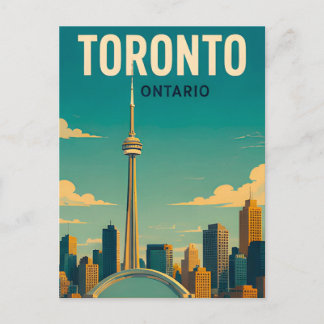 Toronto Kanada Skyline CN Tower Reise Souvenir Postkarte