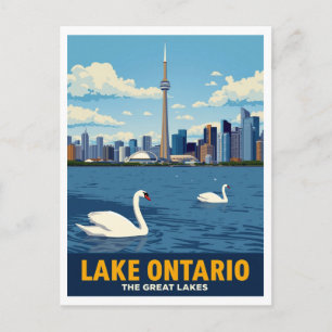 Toronto Kanada Skyline Lake Ontario Postkarte