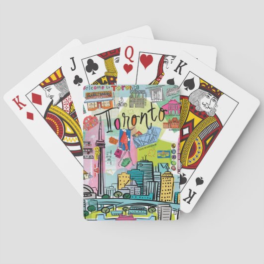 Toronto, Kanada Spielkarten (Rückseite)