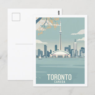 Toronto Kanada Vintage Berühmter Reiseort Postkarte