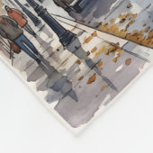 Toronto Kanada Vintage Reise Fleecedecke (Ecke)
