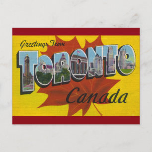 TORONTO KANADA - Vintage Reise Kunst Postkarte