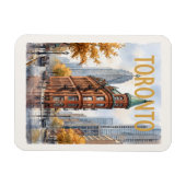 Toronto Kanada Vintage Reise Magnet (Horizontal)