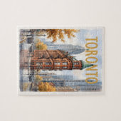 Toronto Kanada Vintage Reise Puzzle (Horizontal)