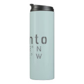 Toronto Latitude Longitude Thermosbecher (Nach rechts gedreht)