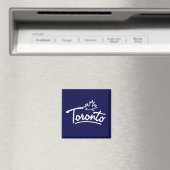 Toronto Leaf Script Magnet (In Situ (Geschirrspüler))