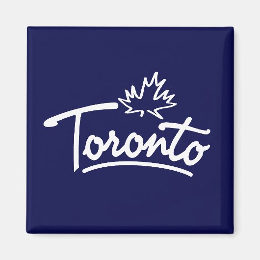 Toronto Leaf Script Magnet (Vorne)