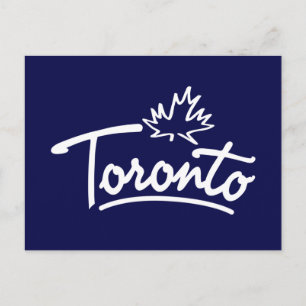 Toronto Leaf Script Postkarte