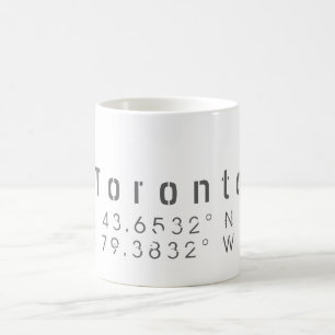Toronto Longitude Latitude Tasse