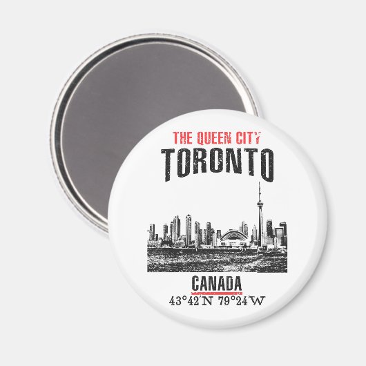 Toronto Magnet (Vorderseite/Rückseite)