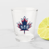 Toronto Maple Leaf 캐 나 다 토 론 토 Schnapsglas (Vorderseite)