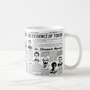 Toronto Menschen Vintage-Zeitung Kaffeetasse